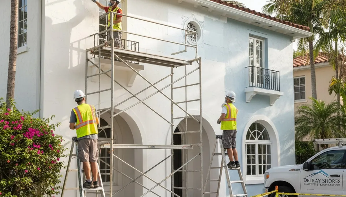Painting contractors in Fort Lauderdale, FL providing professional interior and exterior painting services