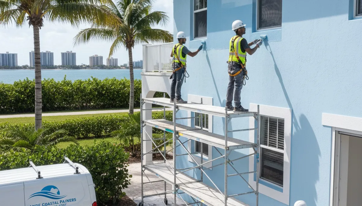 Painting contractor team in Fort Lauderdale, FL providing professional interior and exterior painting services