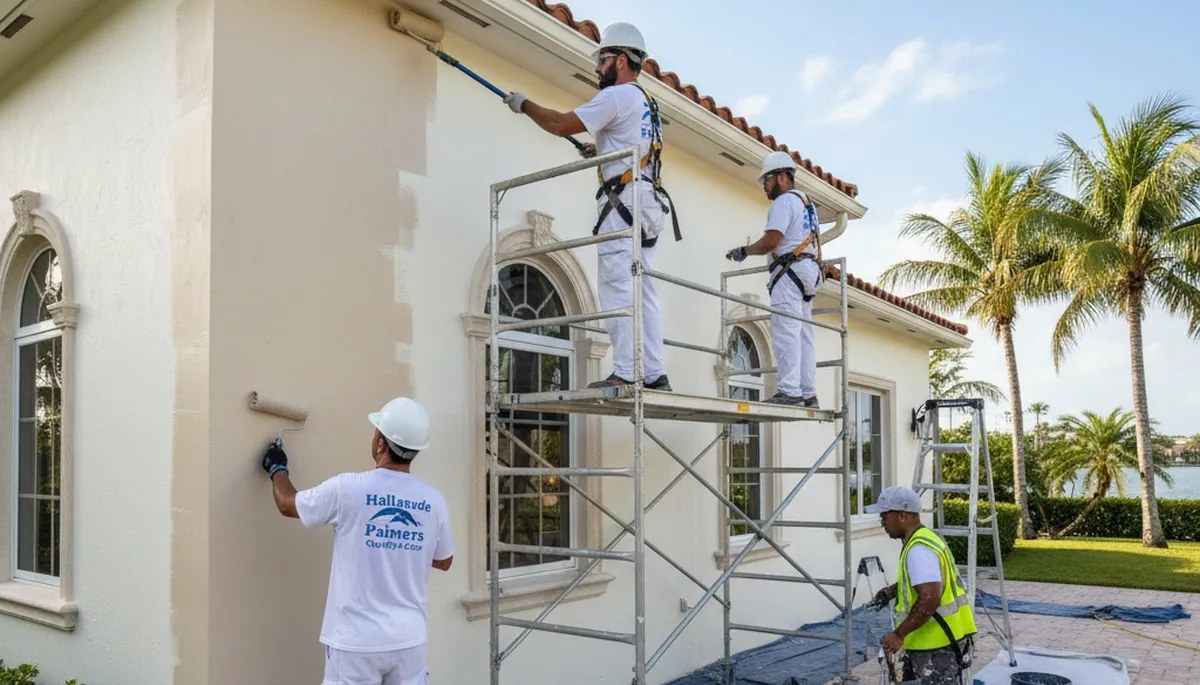 Fort Lauderdale, FL painting contractors providing professional interior and exterior painting services
