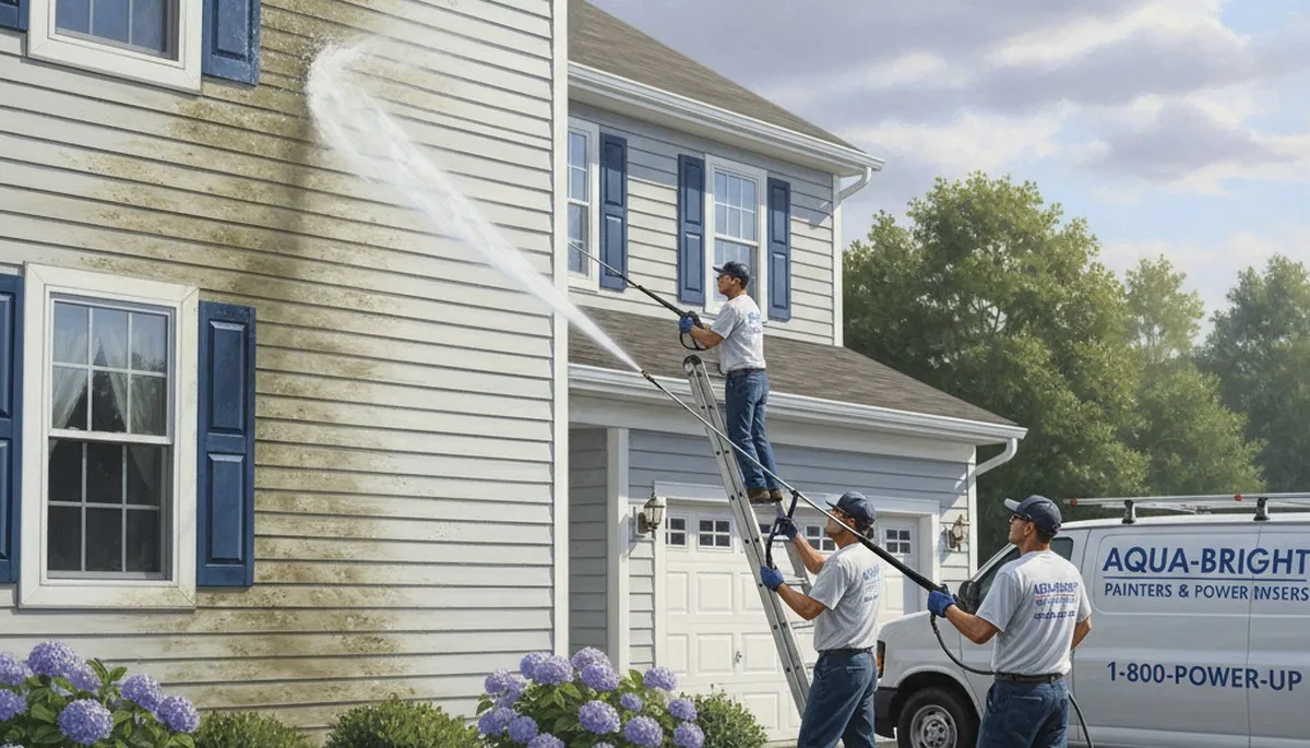 Vinyl siding pressure cleaning in Fort Lauderdale, FL by Fort Lauderdale Paint Pros